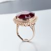 巴西碧玺戒指-红掌柜珠宝