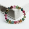 9.5mm彩虹碧玺单圈手串-红掌柜