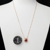 巴西卢比莱色碧玺锁骨链-红掌柜