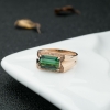 18K蓝绿碧玺戒指-红掌柜