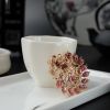 18K金镶粉色碧玺孔雀胸针 - 红掌柜