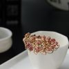 粉色碧玺孔雀胸针 - 红掌柜