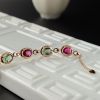 巴西彩色碧玺手链 - 红掌柜