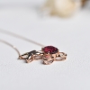 碧玺锁骨链-红掌柜