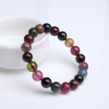 彩虹碧玺单圈手串-红掌柜