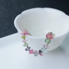 多色碧玺随形手链-红掌柜