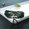 巴西天然绿色碧玺多圈手串-红掌柜