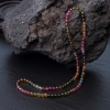 巴西天然彩虹碧玺多圈手串-红掌柜