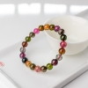 8.5mm彩虹碧玺单圈手串-红掌柜