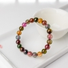 8.5mm彩虹碧玺单圈手串-红掌柜
