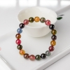 9mm彩虹碧玺手串-红掌柜