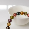 彩虹碧玺单圈手串-红掌柜