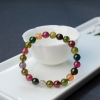 彩虹碧玺圆珠手串 - 红掌柜
