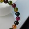 巴西天然彩虹碧玺手串 - 红掌柜