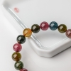 彩虹碧玺单圈手串-红掌柜