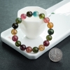 彩虹碧玺手串-红掌柜