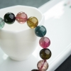 彩虹碧玺单圈手串-红掌柜