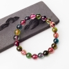 8mm彩虹碧玺手串-红掌柜