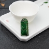 绿色碧玺竹节吊坠-红掌柜