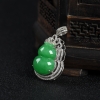 翠绿翡翠葫芦吊坠-红掌柜
