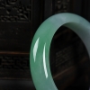 缅甸天然糯种翡翠手镯-红掌柜