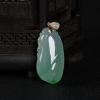 缅甸天然糯冰种飘翠翡翠福瓜吊坠-红掌柜