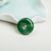 天然豆种深绿翡翠吊坠-红掌柜