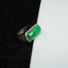 18k天然缅甸翡翠戒指-红掌柜