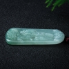 缅甸糯种灰绿翡翠龙头观音吊坠-红掌柜