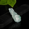 飘翠翡翠青蛙莲子吊坠-红掌柜