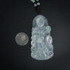 缅甸天然翡翠观音吊坠-红掌柜