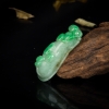缅甸翡翠福瓜吊坠-红掌柜