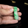 豆种飘翠翡翠福瓜吊坠-红掌柜
