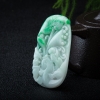 糯种翡翠年年有余吊坠-红掌柜