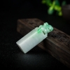 缅甸糯种飘翠翡翠貔貅印章-红掌柜