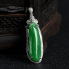 天然翠绿翡翠福瓜吊坠-红掌柜