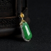 糯种翠绿翡翠福瓜吊坠-红掌柜