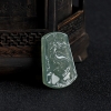 天然糯冰种深绿翡翠辰龙吊坠-红掌柜
