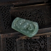 缅甸天然糯冰种翡翠辰龙吊坠-红掌柜