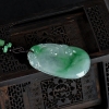 天然糯种飘翠翡翠如意吊坠-红掌柜