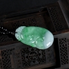 天然糯种飘翠翡翠如意吊坠-红掌柜