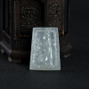 缅甸天然糯冰种翡翠踏雪寻梅吊坠-红掌柜