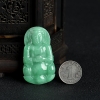 糯种豆绿翡翠观音吊坠-红掌柜