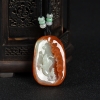 缅甸天然红翡一品清廉吊坠-红掌柜