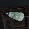 缅甸天然糯冰种翡翠观音吊坠-红掌柜