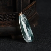 天然糯冰种飘花翡翠福从天降吊坠-红掌柜