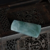 缅甸天然糯冰种翡翠节节高升吊坠-红掌柜