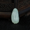 缅甸天然糯种浅绿翡翠莲蓬吊坠-红掌柜