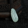 天然糯种浅绿翡翠莲蓬吊坠-红掌柜