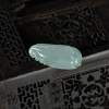 缅甸天然糯种翡翠莲蓬吊坠-红掌柜